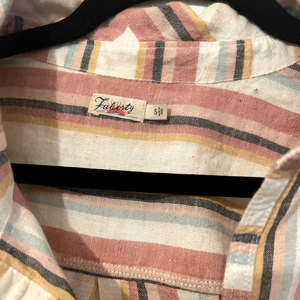 Faherty Small Button Down Shirt - image 2